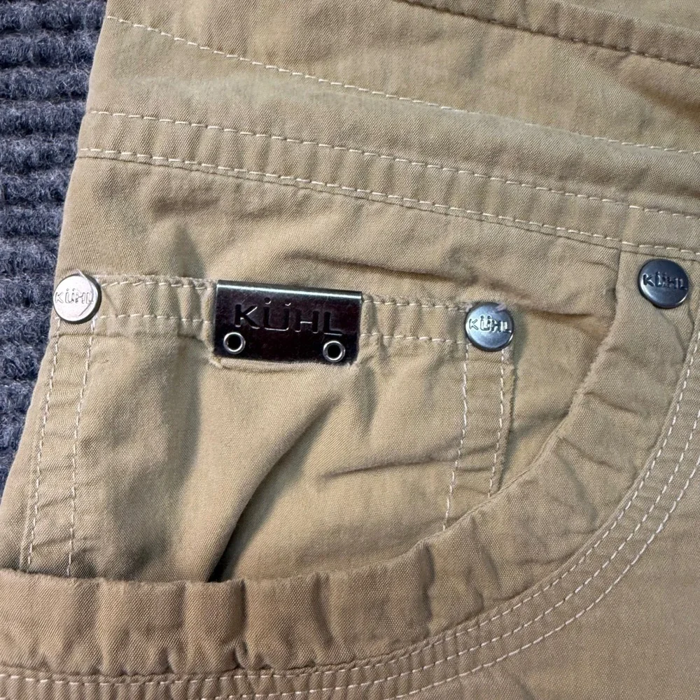 Kuhl Rydr Pants Mens 35x32(30)Tan Khaki Cotton Nylon Hiking Outdoor Work Trouser